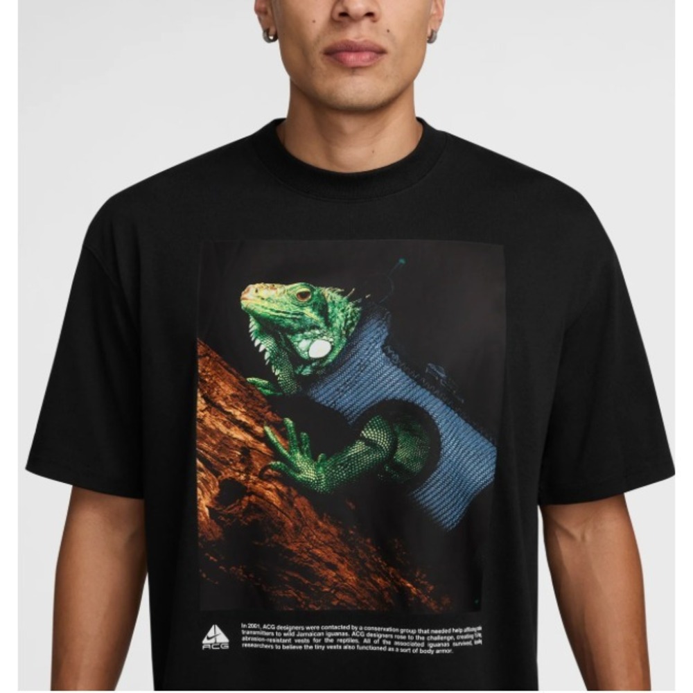 New Nike ACG XL Men's Dri-FIT T-Shirt "IGUANA VEST" (BLACK) HJ0889-010 - Picture 2 of 4